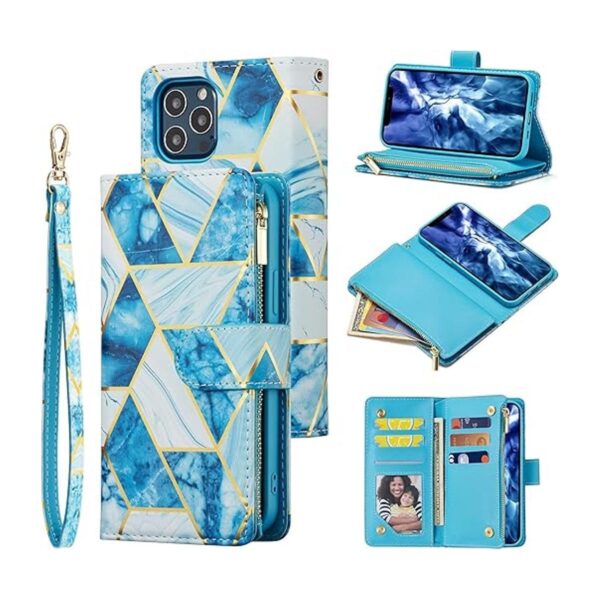 UEEBAI Funda tipo cartera para iPhone 12 Pro Max de 6.7_1