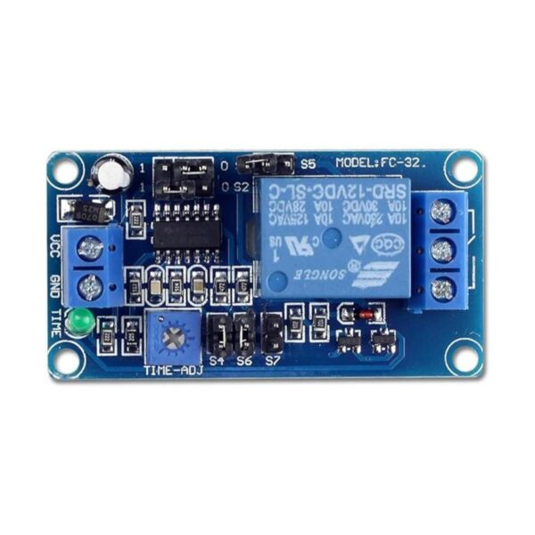 UCTRONICS Módulo de relé de retardo de tiempo CC 12 V para_2