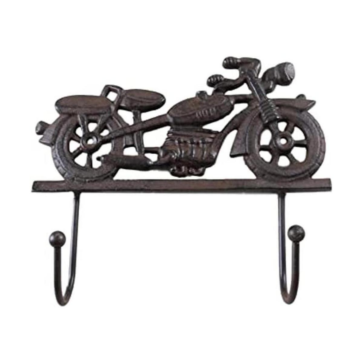 Perchero de hierro fundido para motocicleta