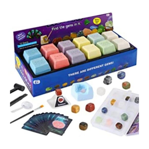 UCAI Kit de excavación de piedras preciosas con caja de_1