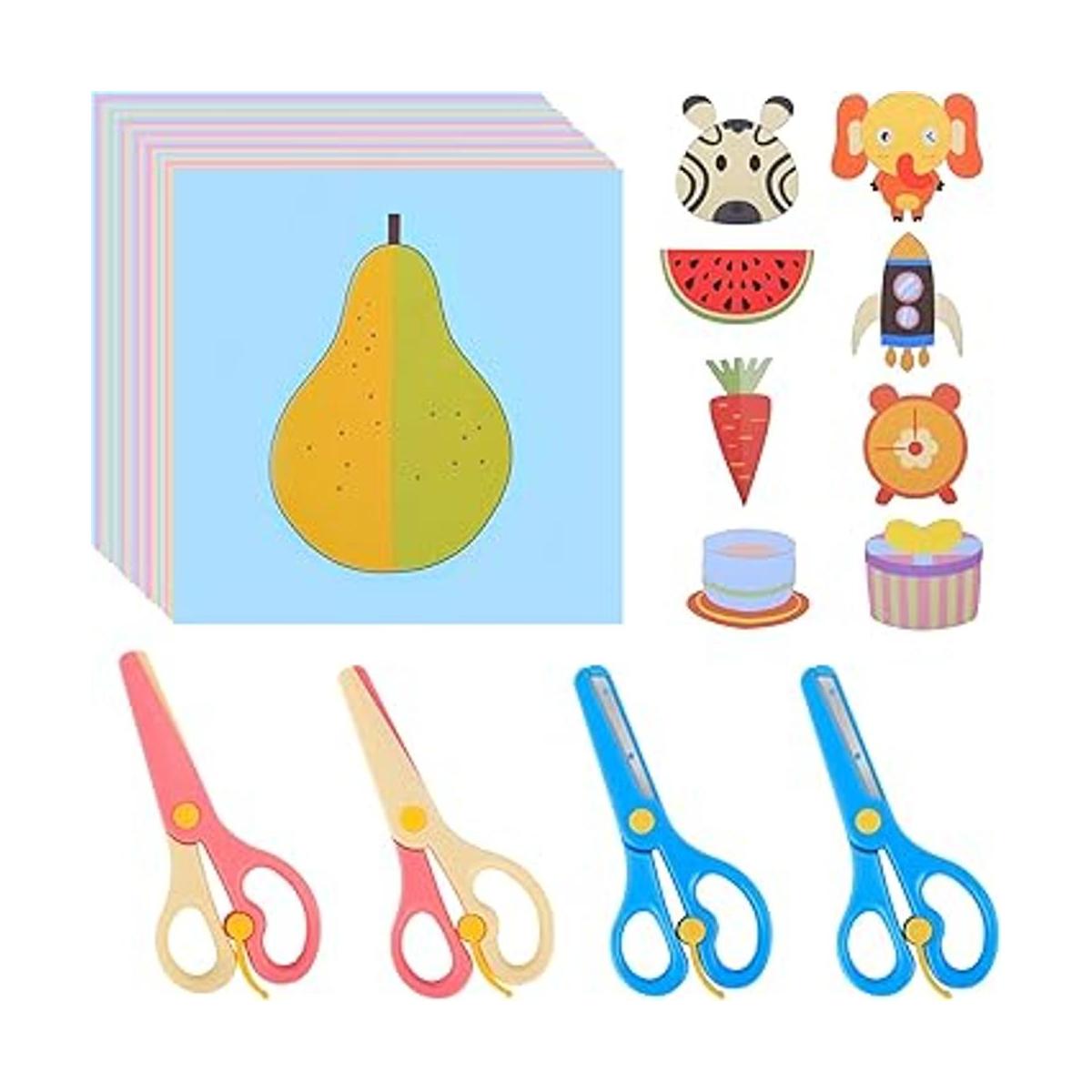 UCEC Tijeras para niños pequeños corte de papel 100