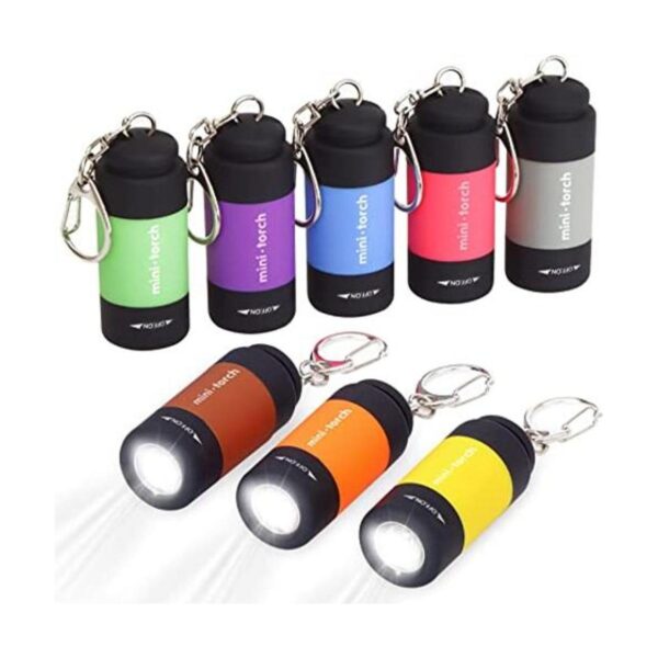 UCEC Mini llavero linterna linterna USB recargable_1