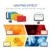 UBeesize Kit de luz de video LED 2 piezas de iluminación