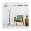 UBeesize Anillo de luz LED de 12 pulgadas con soporte de_3