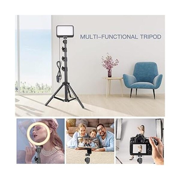 UBeesize Kit de luz de video LED 2 piezas de iluminación