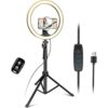 UBeesize Anillo de luz LED de 12 pulgadas con soporte de_1