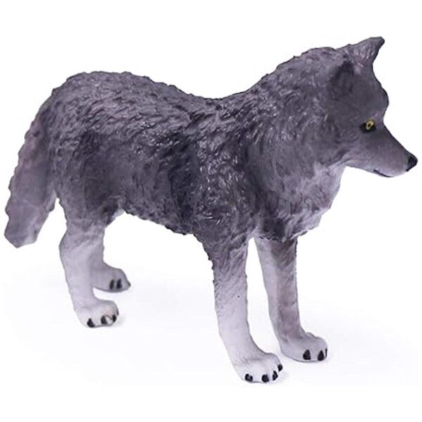Juego de 4 figuras de juguete de lobo para niños figuras_2