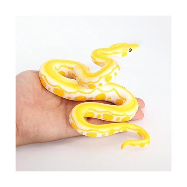 UANDME 2 figuras de serpiente falsas realistas de goma