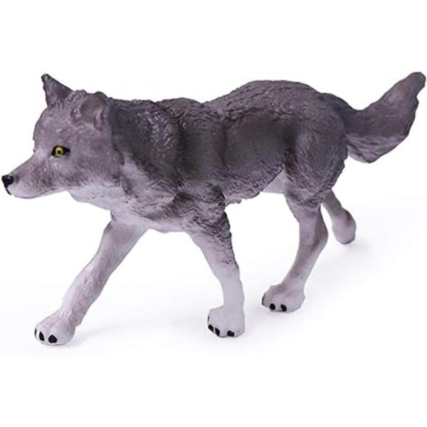 Juego de 4 figuras de juguete de lobo para niños figuras_5