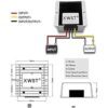 DC a DC 24V a 12V Tensión de paso 12Volts Regulador Buck_4