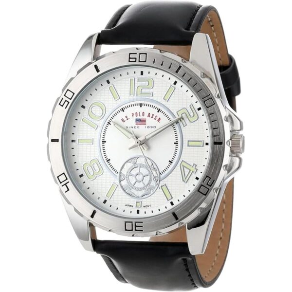 U.S. Polo Assn. Classic US5159 Reloj de pulsera de cuero_1