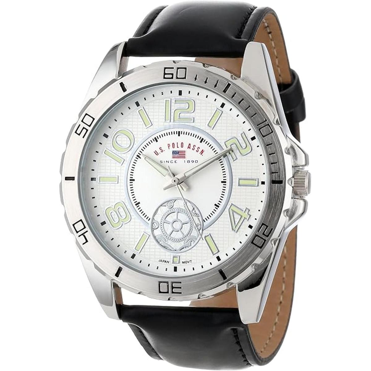 U.S. Polo Assn. Classic US5159 Reloj de pulsera de cuero
