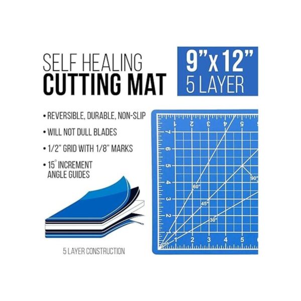 US Art Supply Tapete de corte de PVC antideslizante de 9_2