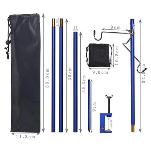 HIKEMAN Soporte plegable para farol soporte de lámpara_2