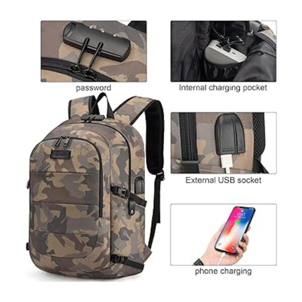 Tzowla Mochila de viaje para laptop resistente al agua_3