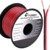 TYUMEN Cable eléctrico de 100 pies calibre 18 de 2 pines