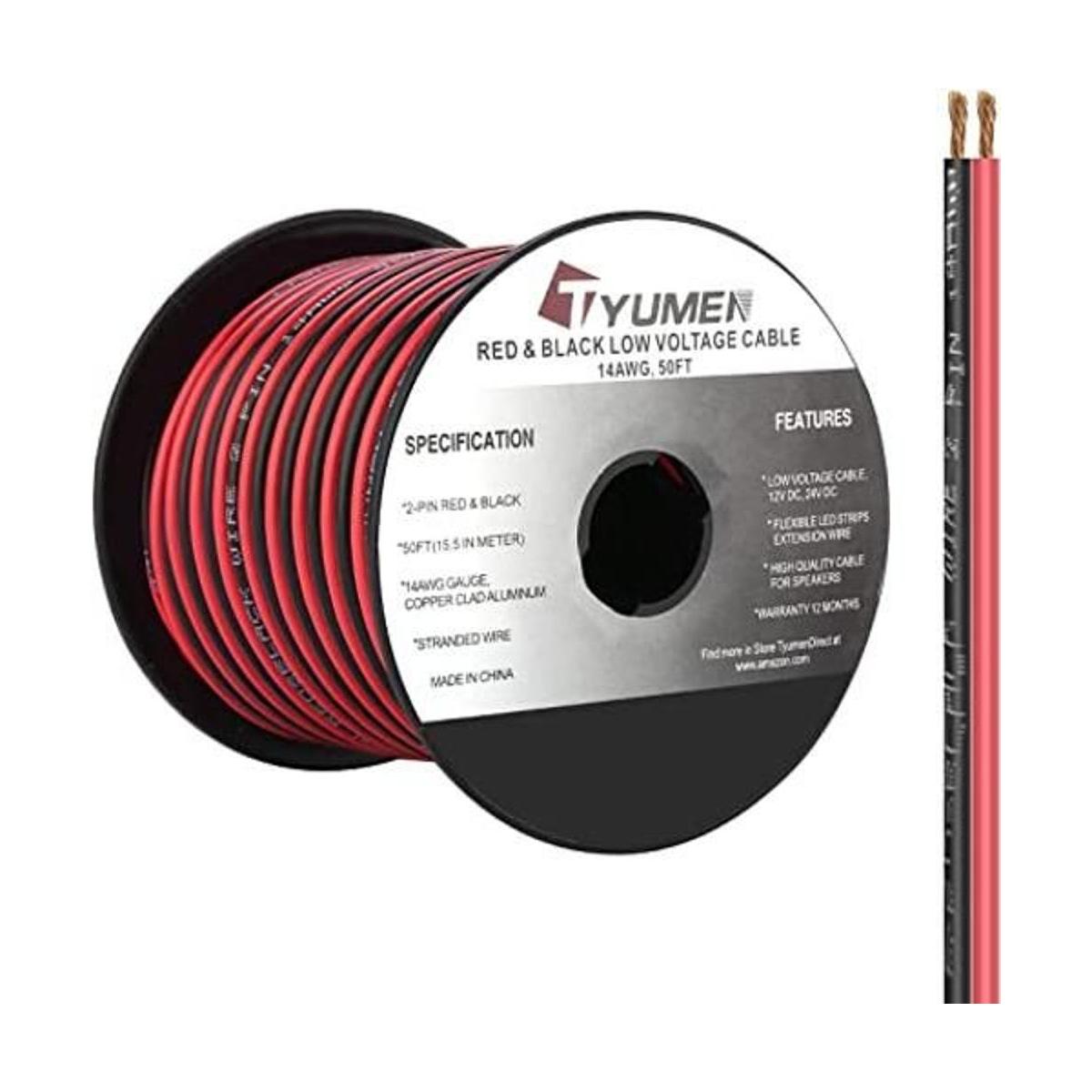 TYUMEN Cable eléctrico de calibre 142 de 50 pies cable