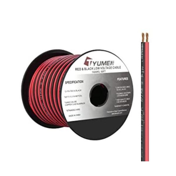 TYUMEN Cable eléctrico de 50 pies calibre 162 cable de_1
