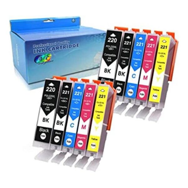 Tyjtyrjtyrjty Cartucho de tinta compatible para PGI220