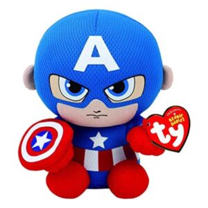 Ty Capitán América Peluche de felpa azulrojoblanco_1