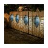 Twinkya Paquete de 2 luces solares colgantes para jardín_5