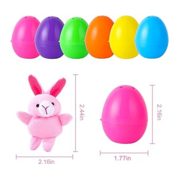 Paquete de 24 huevos de Pascua rellenos con mini animales