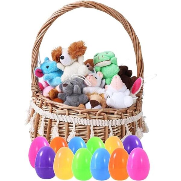 Paquete de 24 huevos de Pascua rellenos con mini animales