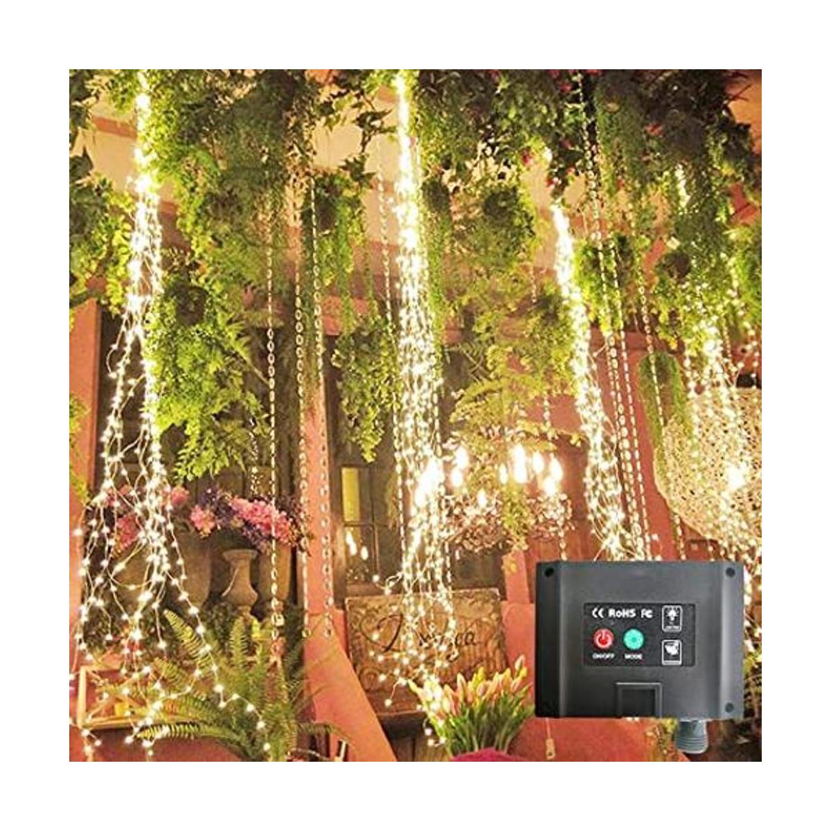 Serie de 220 luces LED de luciérnaga que funcionan con