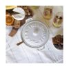 Twine Ceramic Brie Baker Juego de esparcidor de madera