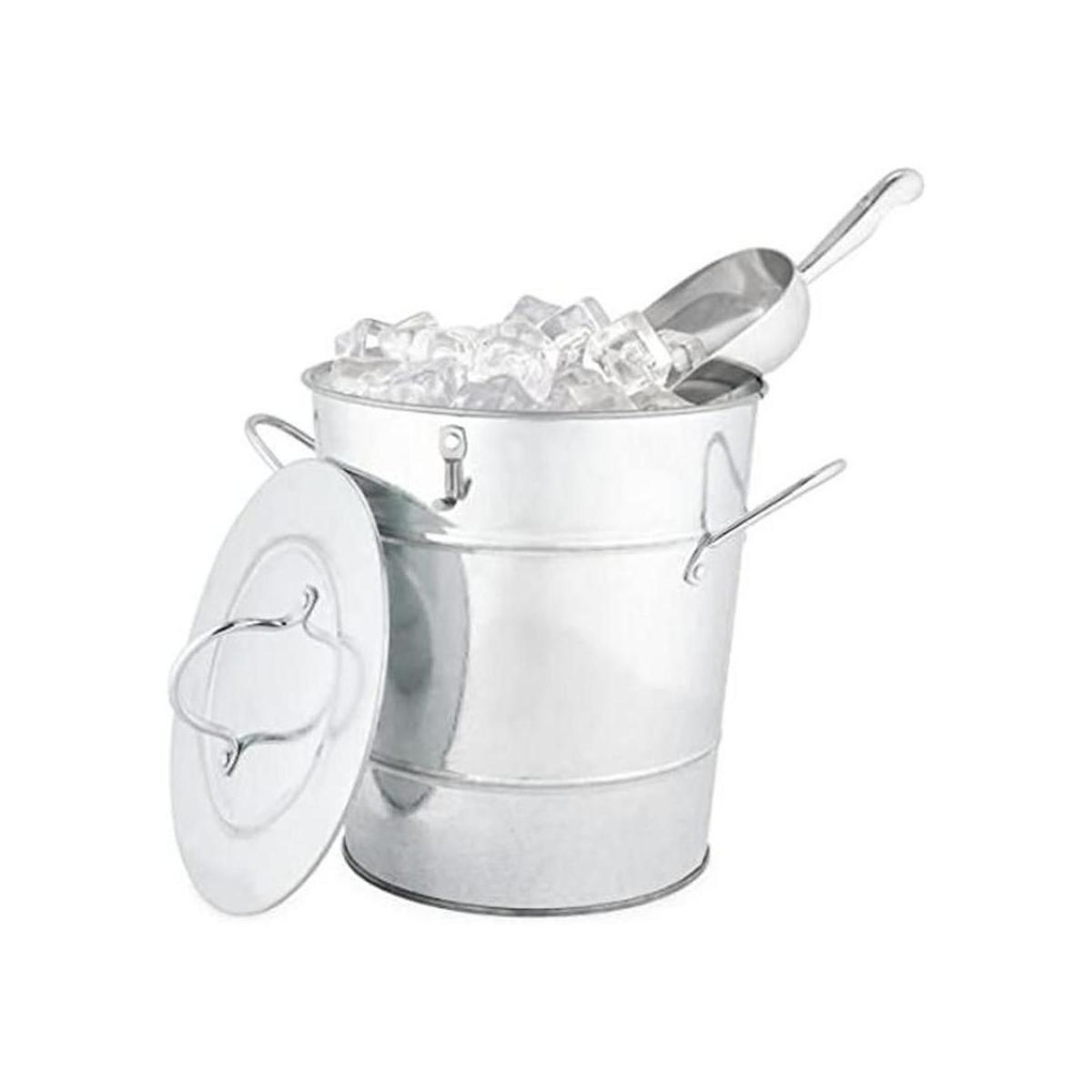 Twine Cubo de hielo con tapa y cuchara de hielo bañera de