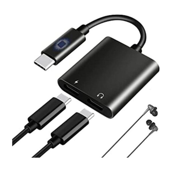 Twinkk 2 en 1 USB C a Dual USB C Adaptador convertidor de_1