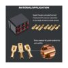 Twidec 150 piezas de conector macho hembra de 0.248 in_3