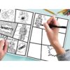 Cómics en blanco Juego de 2 Crea tus propios cómics y