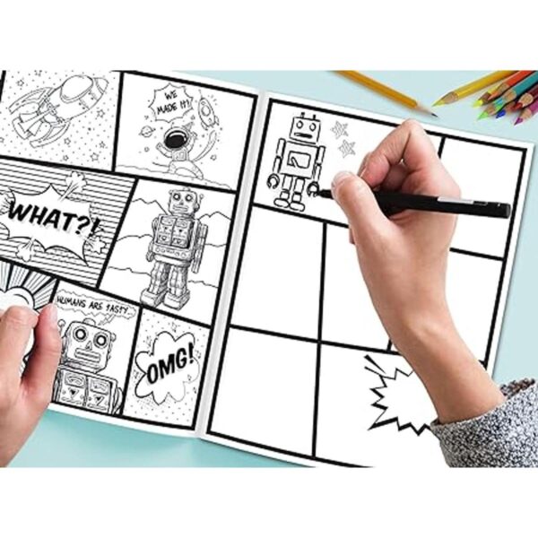 Cómics en blanco Juego de 2 Crea tus propios cómics y