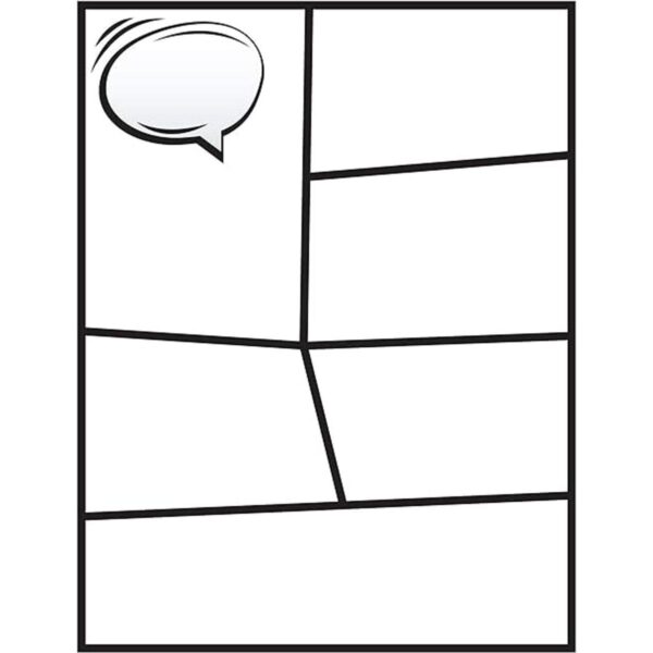 Cómics en blanco Juego de 2 Crea tus propios cómics y