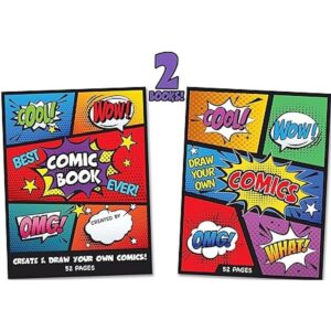 Cómics en blanco Juego de 2 Crea tus propios cómics y