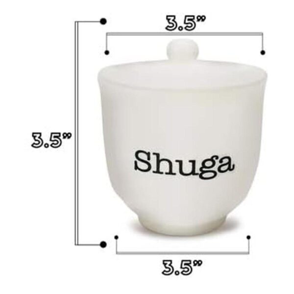 Azucarero Lindo plato de cerámica Shuga con tapa_4