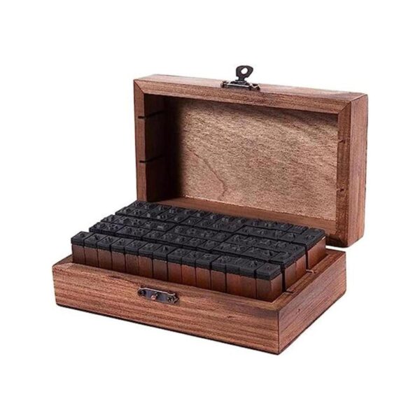 Tvoip 70 sellos de alfabeto de madera letras decorativas