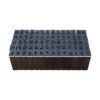 Tvoip 70 sellos de alfabeto de madera letras decorativas