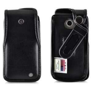 Turtleback Funda para LG Exalt LTE VN220 4G piel con_1