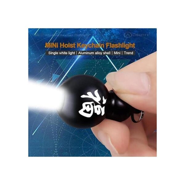LIGHTFE Linterna Mini reflejo portátil llavero ornamento