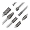 JESTUOUS Juego de 8 brocas rotativas de doble corte de