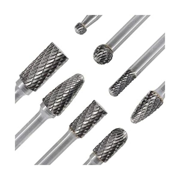 JESTUOUS Juego de 8 brocas rotativas de doble corte de