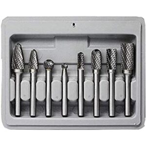 JESTUOUS Juego de 8 brocas rotativas de doble corte de