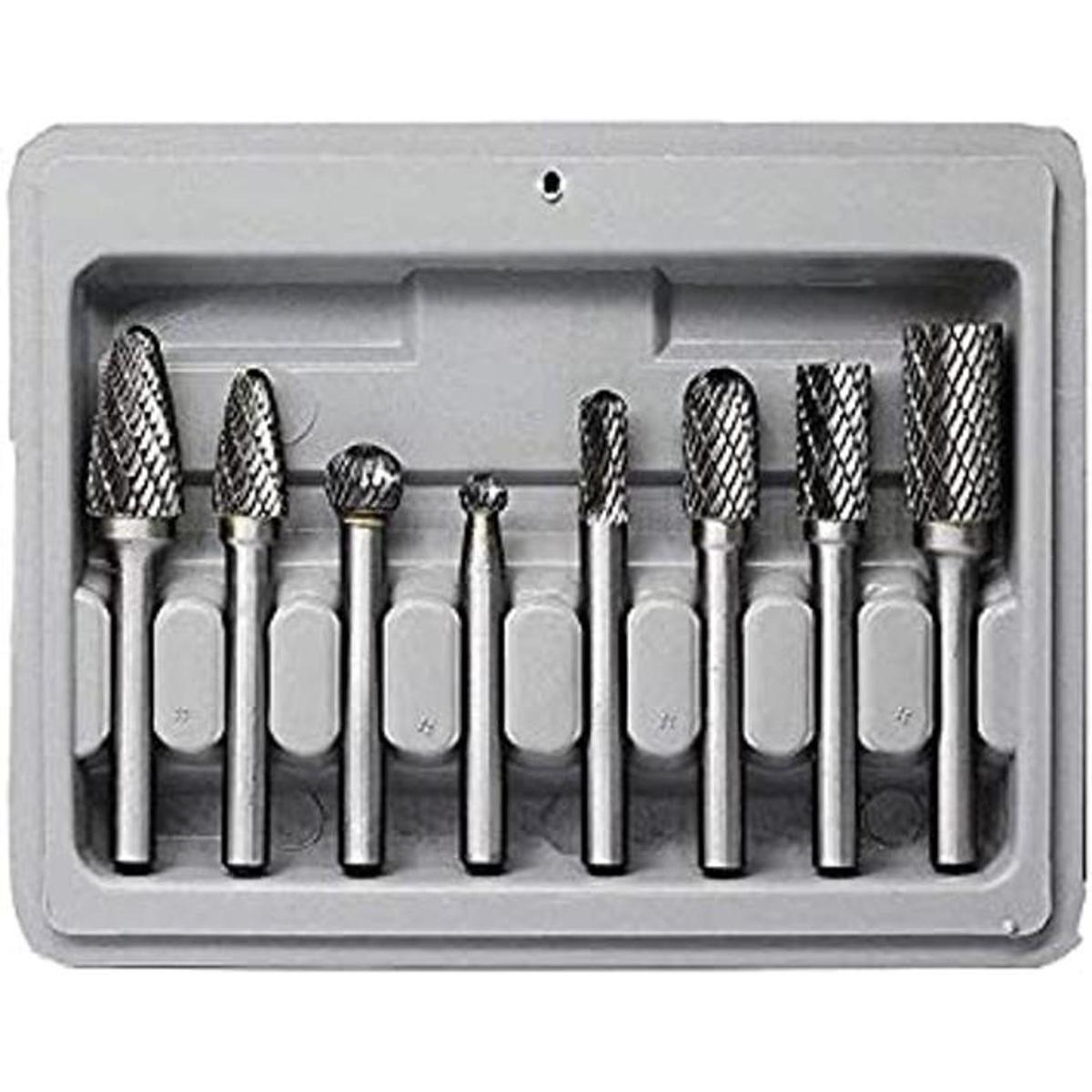 JESTUOUS Juego de 8 brocas rotativas de doble corte de