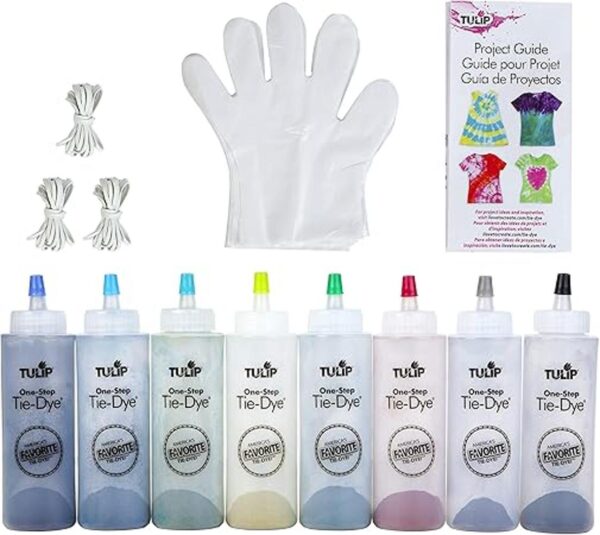 Tulip TieDye Kit de pintura de 8 colores para tela