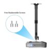 Tuimen Soporte de techo para proyector soporte universal_3