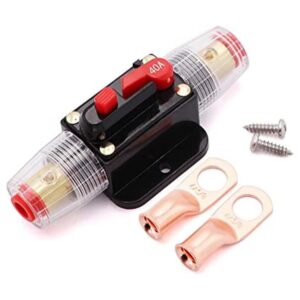 Disyuntor en línea de audio de 40 A fusible de reinicio_1