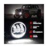 Tugwuetlwu 4 Inch Halo Led Fog Light Compatible with_3