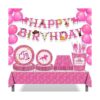 Mantel de fiesta de cumpleaños con temática de vaquera